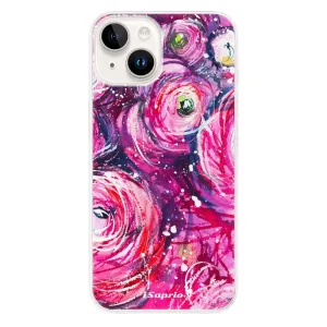 Odolné silikonové pouzdro iSaprio - Pink Bouquet - iPhone 15 Plus