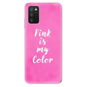 Odolné silikonové pouzdro iSaprio - Pink is my color - Samsung Galaxy A03s