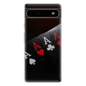 Odolné silikonové pouzdro iSaprio - Poker - Google Pixel 6a 5G