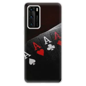 Odolné silikonové pouzdro iSaprio - Poker - Huawei P40