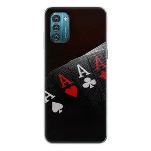 Odolné silikonové pouzdro iSaprio - Poker - Nokia G11 / G21
