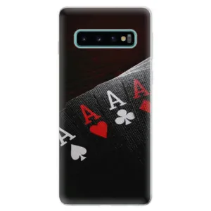 Odolné silikonové pouzdro iSaprio - Poker - Samsung Galaxy S10