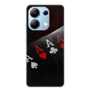 Odolné silikonové pouzdro iSaprio - Poker - Xiaomi Redmi Note 13