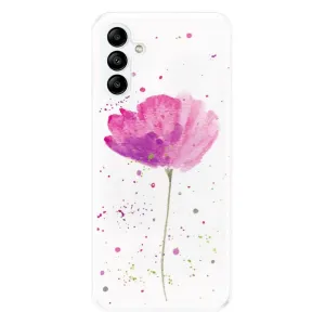Odolné silikonové pouzdro iSaprio - Poppies - Samsung Galaxy A04s