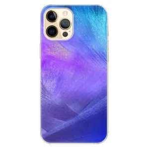Odolné silikonové pouzdro iSaprio - Purple Feathers - iPhone 12 Pro Max