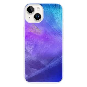 Odolné silikonové pouzdro iSaprio - Purple Feathers - iPhone 15 Plus