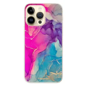 Odolné silikonové pouzdro iSaprio - Purple Ink - iPhone 14 Pro Max