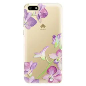 Odolné silikonové pouzdro iSaprio - Purple Orchid - Huawei Y5 2018