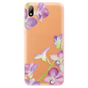 Odolné silikonové pouzdro iSaprio - Purple Orchid - Huawei Y5 2019