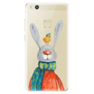 Odolné silikonové pouzdro iSaprio - Rabbit And Bird - Huawei P10 Lite
