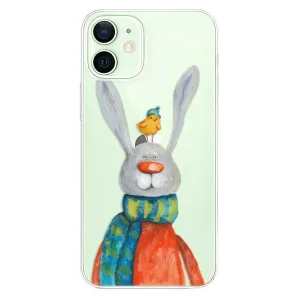 Odolné silikonové pouzdro iSaprio - Rabbit And Bird - iPhone 12 mini