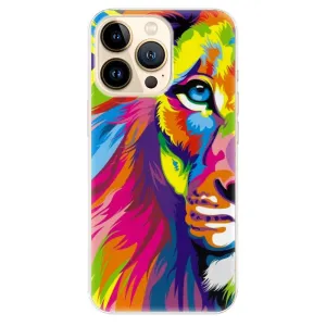 Odolné silikonové pouzdro iSaprio - Rainbow Lion - iPhone 13 Pro
