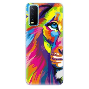 Odolné silikonové pouzdro iSaprio - Rainbow Lion - Vivo Y20s