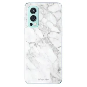 Odolné silikonové pouzdro iSaprio - SilverMarble 14 - OnePlus Nord 2 5G