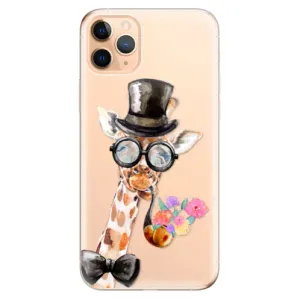 Odolné silikonové pouzdro iSaprio - Sir Giraffe - iPhone 11 Pro Max