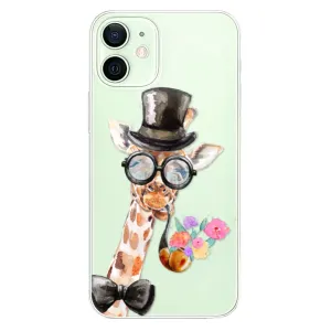 Odolné silikonové pouzdro iSaprio - Sir Giraffe - iPhone 12