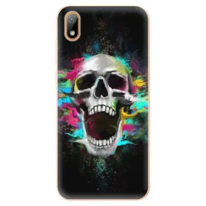 Odolné silikonové pouzdro iSaprio - Skull in Colors - Huawei Y5 2019
