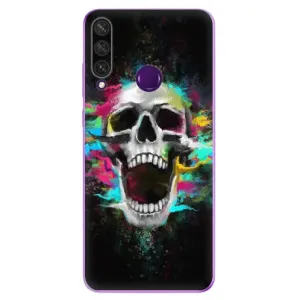 Odolné silikonové pouzdro iSaprio - Skull in Colors - Huawei Y6p