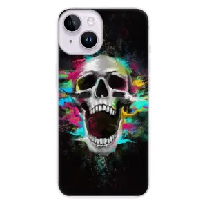 Odolné silikonové pouzdro iSaprio - Skull in Colors - iPhone 14