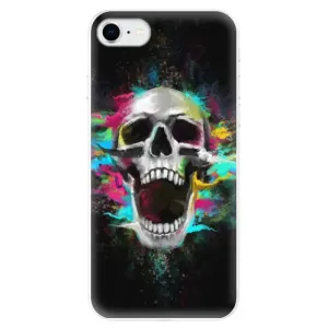 Odolné silikonové pouzdro iSaprio - Skull in Colors - iPhone SE 2020