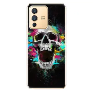 Odolné silikonové pouzdro iSaprio - Skull in Colors - Vivo V23 5G