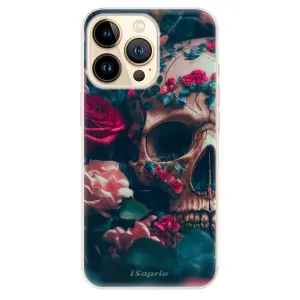 Odolné silikonové pouzdro iSaprio - Skull in Roses - iPhone 13 Pro Max