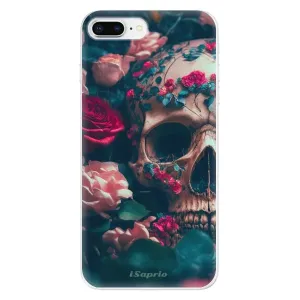 Odolné silikonové pouzdro iSaprio - Skull in Roses - iPhone 8 Plus
