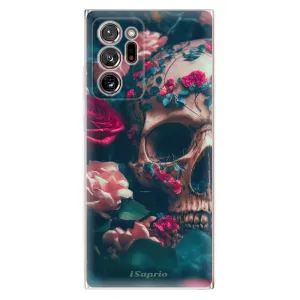 Odolné silikonové pouzdro iSaprio - Skull in Roses - Samsung Galaxy Note 20 Ultra