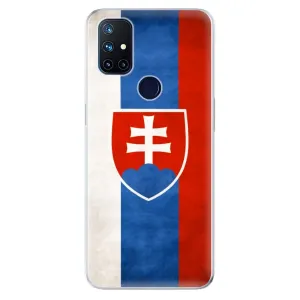Odolné silikonové pouzdro iSaprio - Slovakia Flag - OnePlus Nord N10 5G