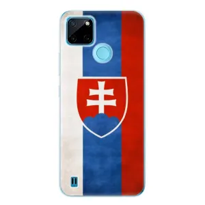 Odolné silikonové pouzdro iSaprio - Slovakia Flag - Realme C21Y / C25Y