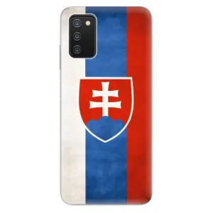 Odolné silikonové pouzdro iSaprio - Slovakia Flag - Samsung Galaxy A03s