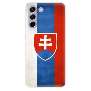 Odolné silikonové pouzdro iSaprio - Slovakia Flag - Samsung Galaxy S21 FE 5G