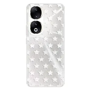 Odolné silikonové pouzdro iSaprio - Stars Pattern - white - Honor 90 5G