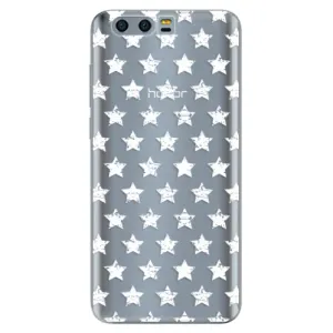 Odolné silikonové pouzdro iSaprio - Stars Pattern - white - Huawei Honor 9