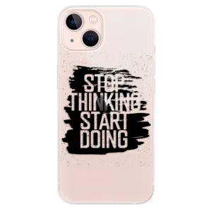 Odolné silikonové pouzdro iSaprio - Start Doing - black - iPhone 13