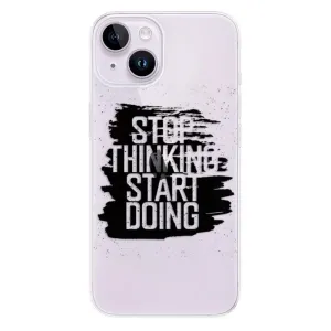 Odolné silikonové pouzdro iSaprio - Start Doing - black - iPhone 14