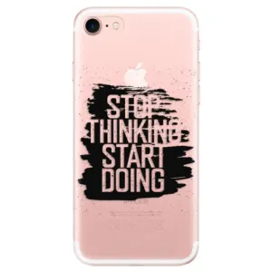 Odolné silikonové pouzdro iSaprio - Start Doing - black - iPhone 7