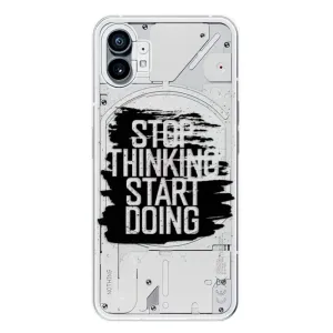 Odolné silikonové pouzdro iSaprio - Start Doing - black - Nothing Phone (1)