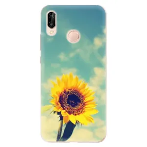 Odolné silikonové pouzdro iSaprio - Sunflower 01 - Huawei P20 Lite