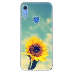 Odolné silikonové pouzdro iSaprio - Sunflower 01 - Huawei Y6s
