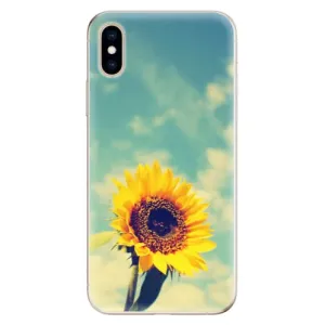 Odolné silikonové pouzdro iSaprio - Sunflower 01 - iPhone XS