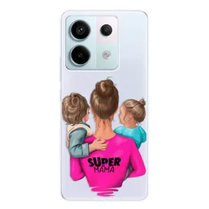 Odolné silikonové pouzdro iSaprio - Super Mama - Boy and Girl - Xiaomi Redmi Note 13 Pro 5G / Poco X6 5G