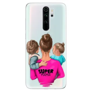 Odolné silikonové pouzdro iSaprio - Super Mama - Boy and Girl - Xiaomi Redmi Note 8 Pro