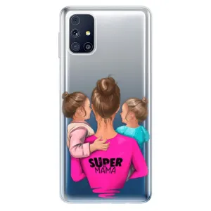 Odolné silikonové pouzdro iSaprio - Super Mama - Two Girls - Samsung Galaxy M31s