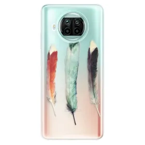 Odolné silikonové pouzdro iSaprio - Three Feathers - Xiaomi Mi 10T Lite