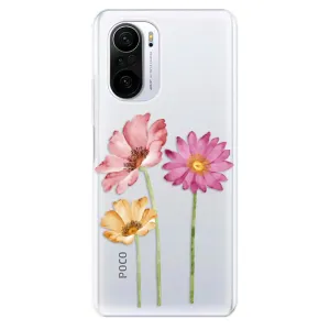 Odolné silikonové pouzdro iSaprio - Three Flowers - Xiaomi Poco F3