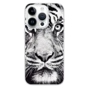 Odolné silikonové pouzdro iSaprio - Tiger Face - iPhone 15 Pro