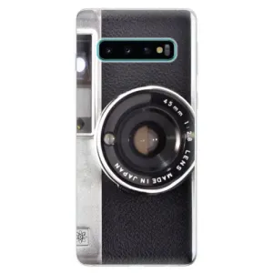 Odolné silikonové pouzdro iSaprio - Vintage Camera 01 - Samsung Galaxy S10