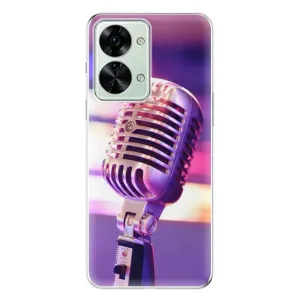 Odolné silikonové pouzdro iSaprio - Vintage Microphone - OnePlus Nord 2T 5G