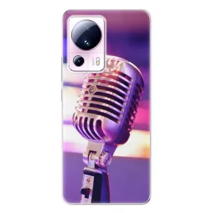 Odolné silikonové pouzdro iSaprio - Vintage Microphone - Xiaomi 13 Lite